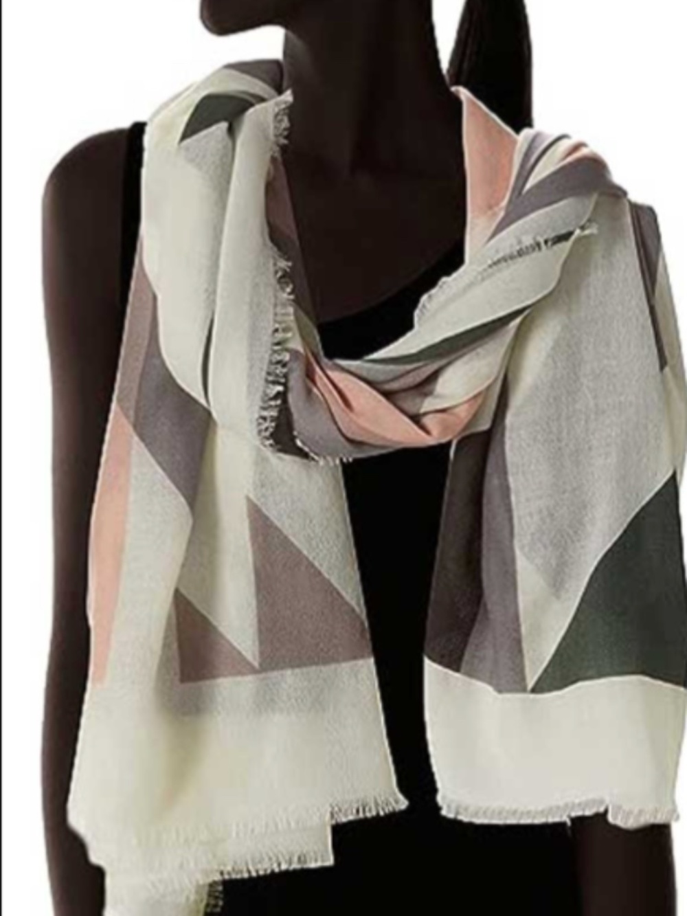 NWOT - Pendleton Oversized Featherweight Wyeth Trail Scarf - small hole from tag